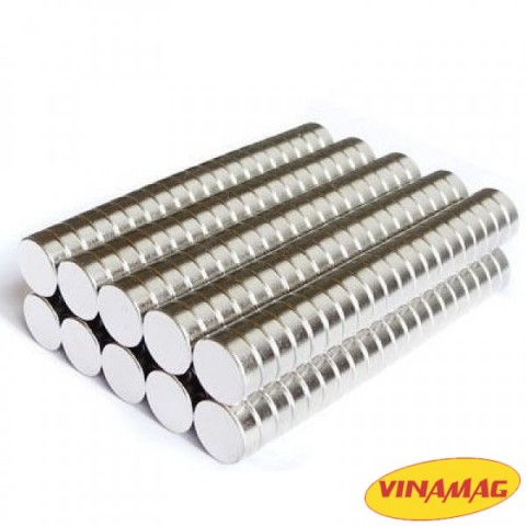 Nam Châm Viên Trắng 12x4mm