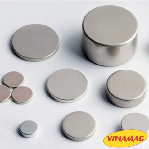 Nam Châm Đất Hiếm hàng mới 100% (Loại tròn dẹt nhiều kích cỡ NCx)